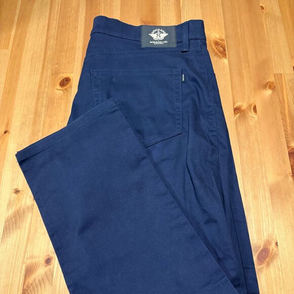 Dockers Blue Chinos Khakis Straight Fit 35x32 - Picture 1 of 5